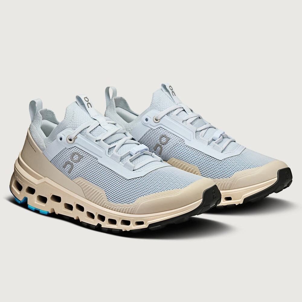 On Women’s Cloudvista Lightweight Running Shoes - Light Blue/Tan